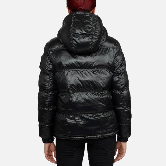 NWT Pajar Reversible 'Snow' Insulated Puffer Jacket Black Sz L - Picture 8 of 16